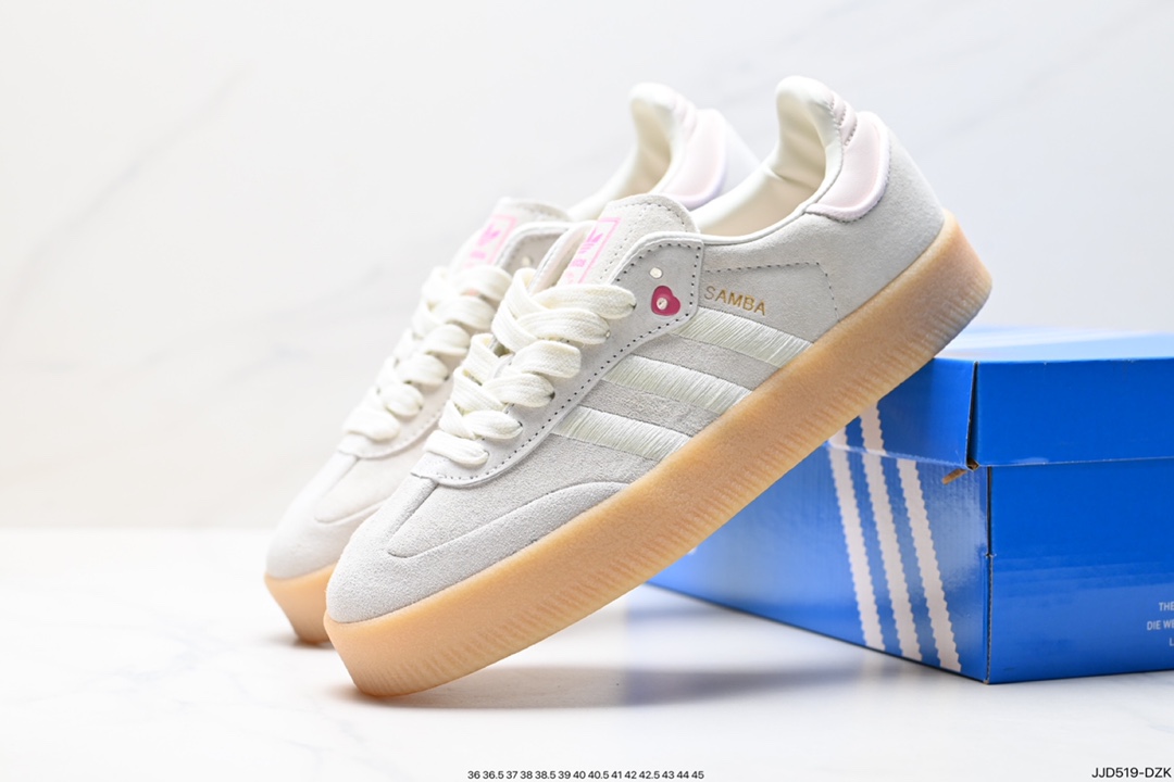 130 阿迪达斯三叶草Adidas Originals Samba Vegan OG”SPD“桑巴舞板鞋 IF1835