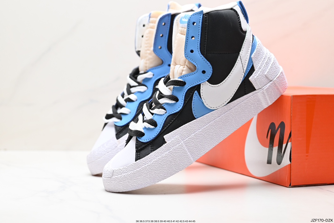 Nike Sacai X Nike Blazer with Dunk Trailblazer joint catwalk deconstruction of high-end trendy sneakers BV0072-100