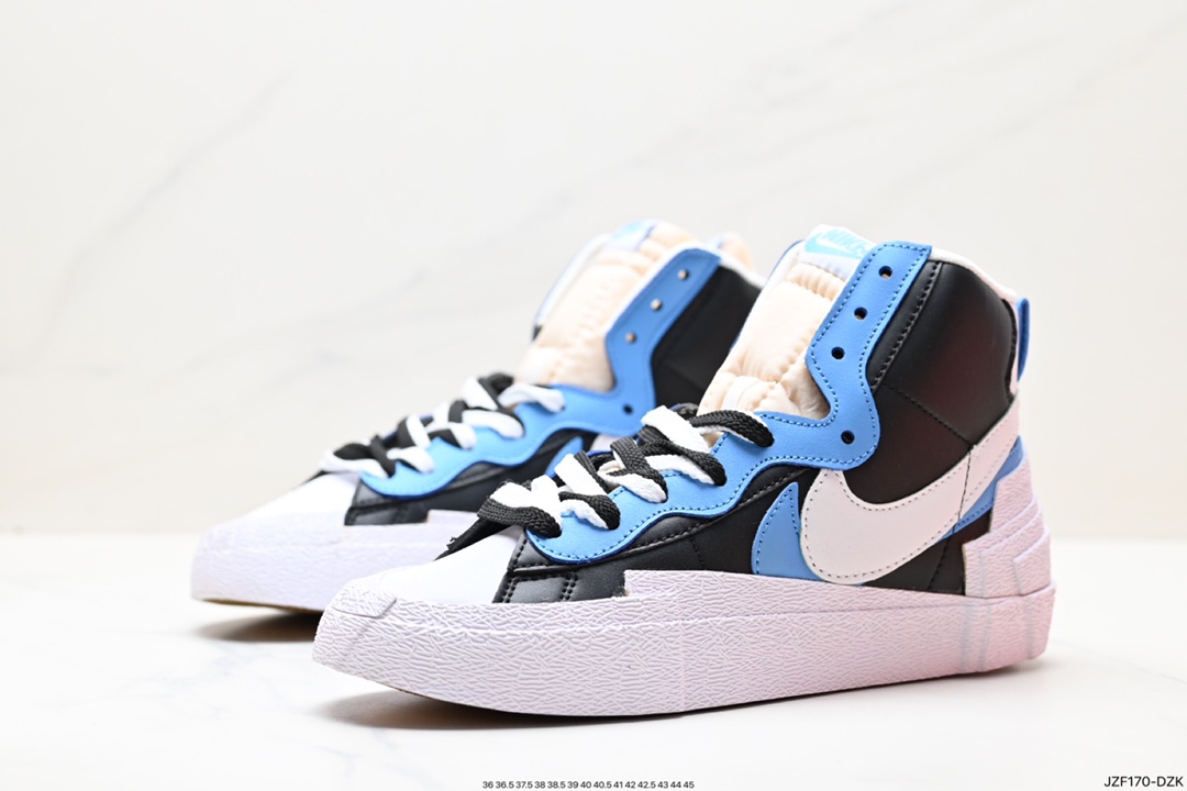 Nike Sacai X Nike Blazer with Dunk Trailblazer joint catwalk deconstruction of high-end trendy sneakers BV0072-100