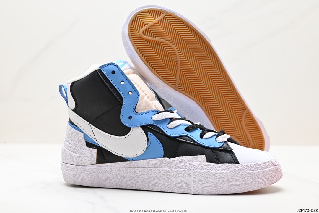 Nike Sacai X Nike Blazer with Dunk Trailblazer joint catwalk deconstruction of high-end trendy sneakers BV0072-100