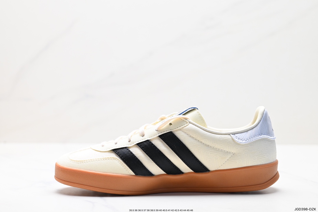 adidas Gazzelle Indoor clover casual non-slip wear-resistant low-top sneakers IG3677