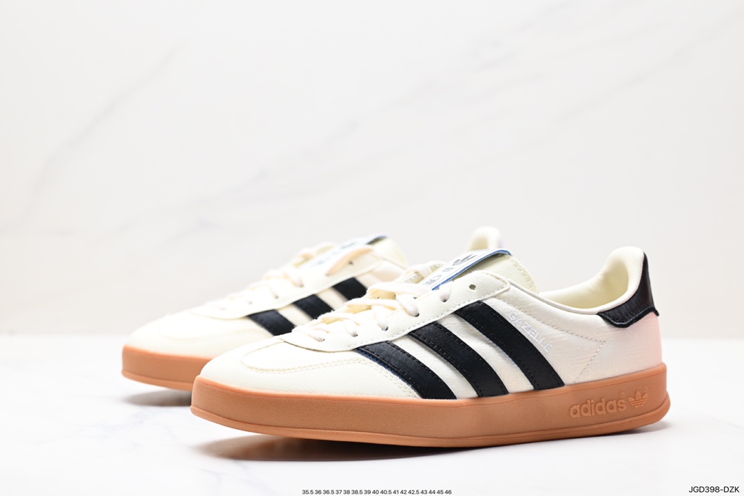 adidas Gazzelle Indoor clover casual non-slip wear-resistant low-top sneakers IG3677