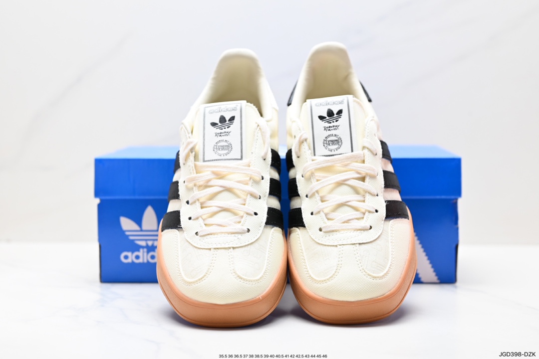 adidas Gazzelle Indoor clover casual non-slip wear-resistant low-top sneakers IG3677