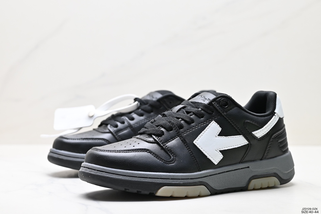 150 当红美潮,设计师独立品牌Off-White c/o Virgil Abloh Out Of Office Low-top Leather OW联名 板鞋