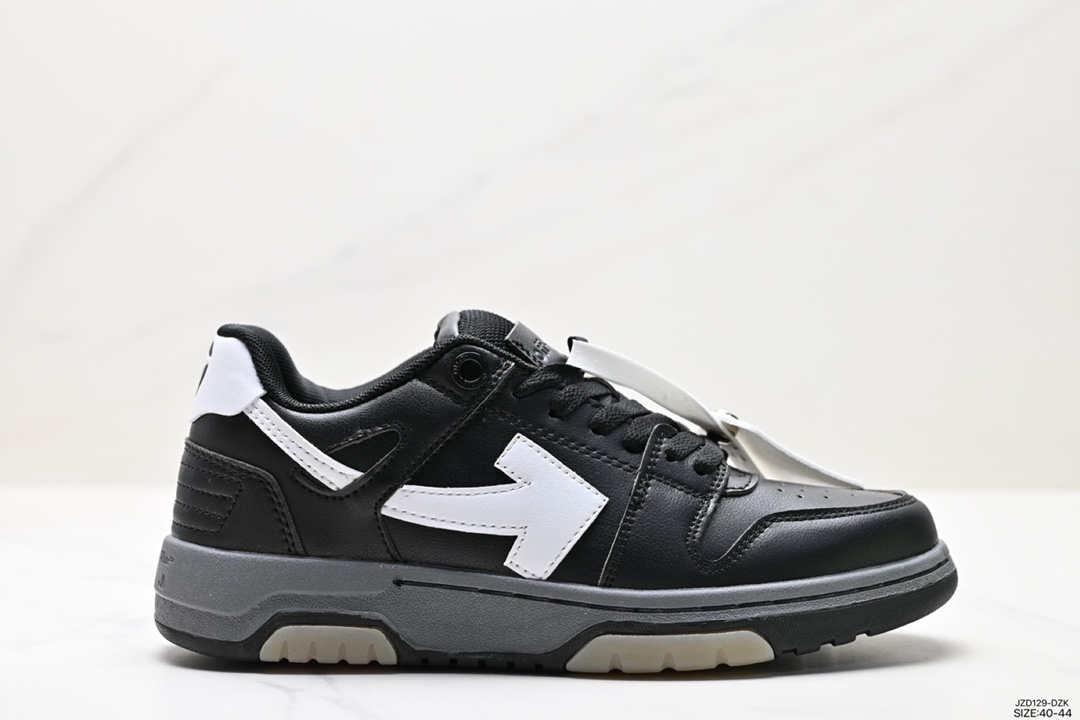 150 当红美潮,设计师独立品牌Off-White c/o Virgil Abloh Out Of Office Low-top Leather OW联名 板鞋