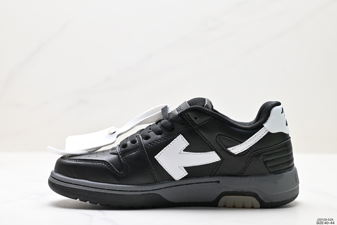 150 当红美潮,设计师独立品牌Off-White c/o Virgil Abloh Out Of Office Low-top Leather OW联名 板鞋