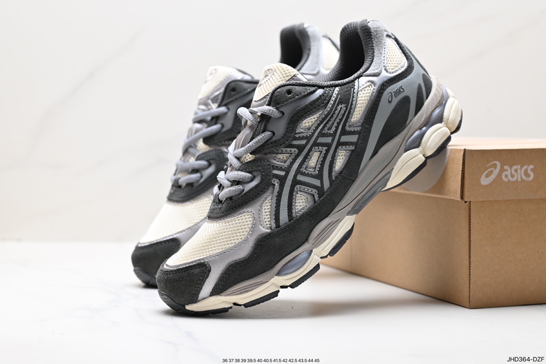 190 ASICS/亚瑟士 透气网眼鞋面配合部分合成革材质 1201A789-001