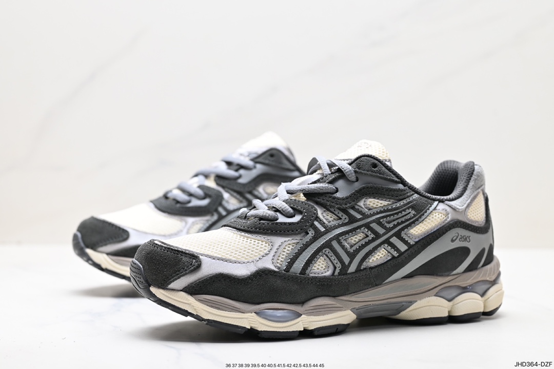 190 ASICS/亚瑟士 透气网眼鞋面配合部分合成革材质 1201A789-001