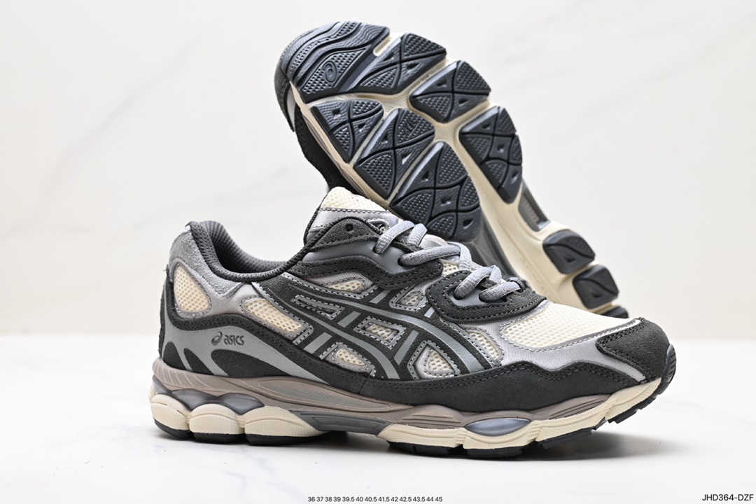 190 ASICS/亚瑟士 透气网眼鞋面配合部分合成革材质 1201A789-001