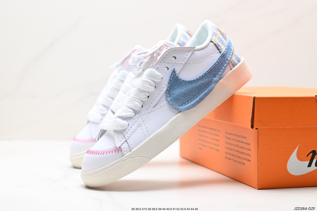 Nike Blazer Low'77 Jumbo classic versatile low-top trailblazer casual sports shoes FJ7741-141