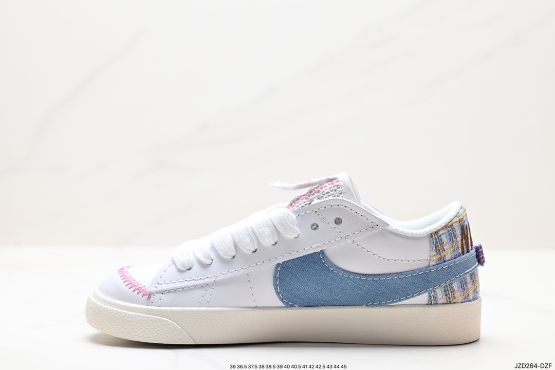 Nike Blazer Low'77 Jumbo classic versatile low-top trailblazer casual sports shoes FJ7741-141