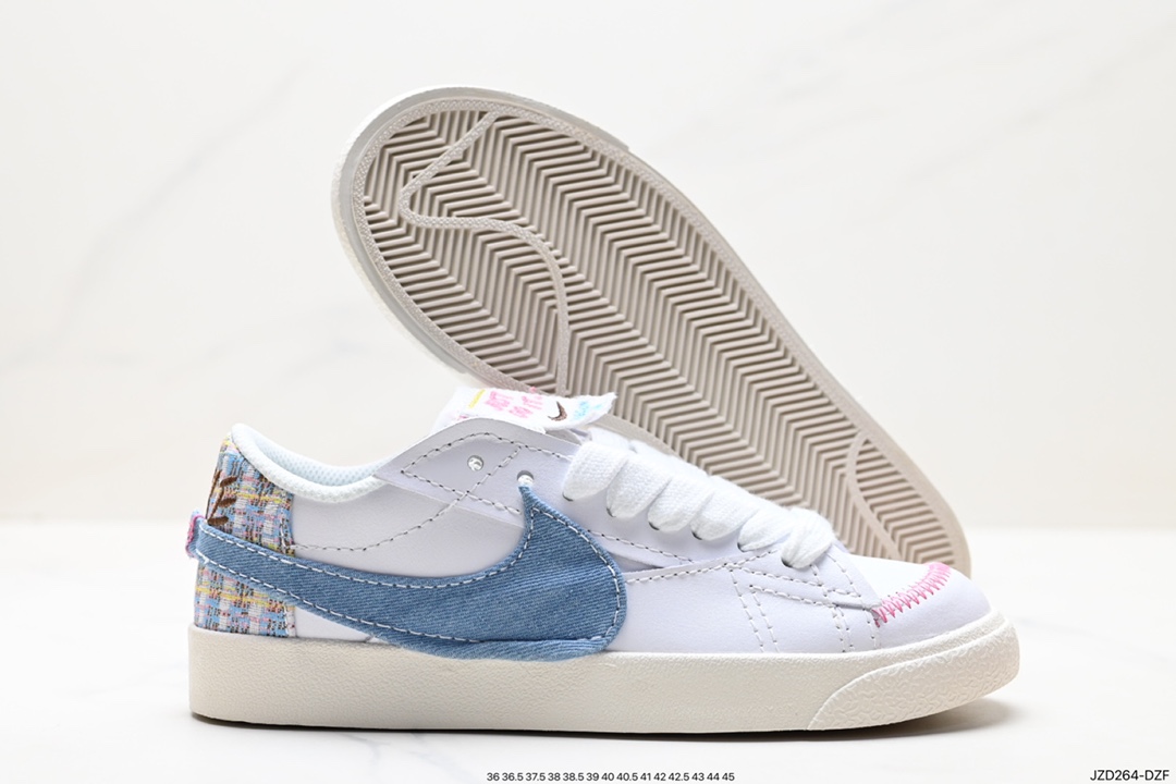 Nike Blazer Low'77 Jumbo classic versatile low-top trailblazer casual sports shoes FJ7741-141