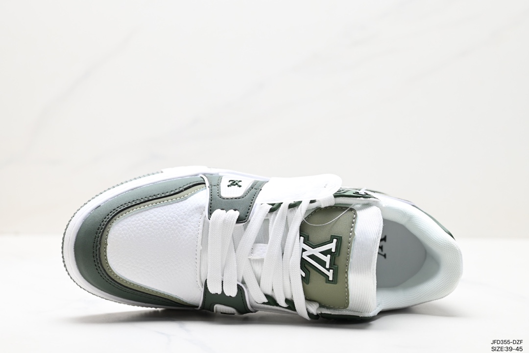 170 LV路易威登Louis Vuitton Trainer Maxi Low Sneaker 面包版马克西系篮球板鞋