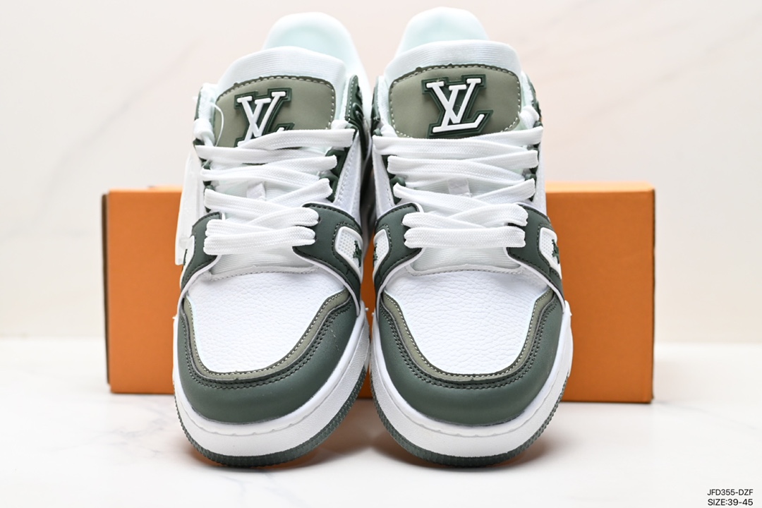 170 LV路易威登Louis Vuitton Trainer Maxi Low Sneaker 面包版马克西系篮球板鞋