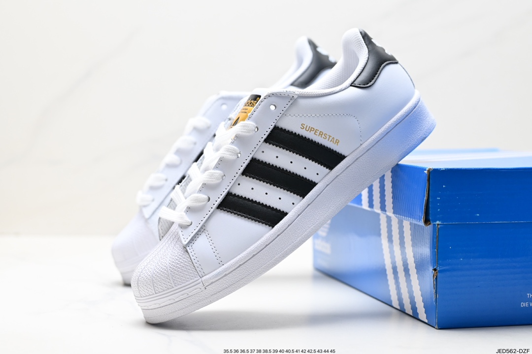 150 阿迪达斯Adidas三叶草 Originals Superstar Pride RM贝壳头板鞋 AQ3091