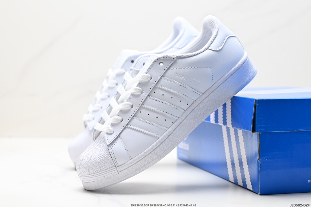 150 阿迪达斯Adidas三叶草 Originals Superstar Pride RM贝壳头板鞋 AQ3091