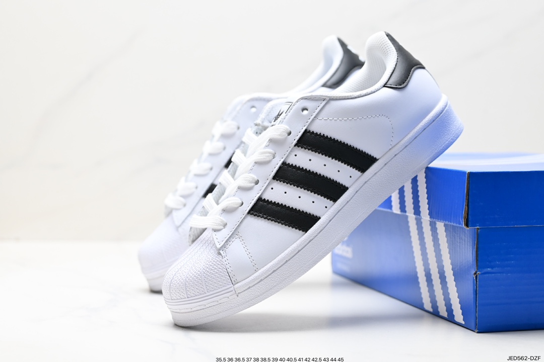 150 阿迪达斯Adidas三叶草 Originals Superstar Pride RM贝壳头板鞋 AQ3091