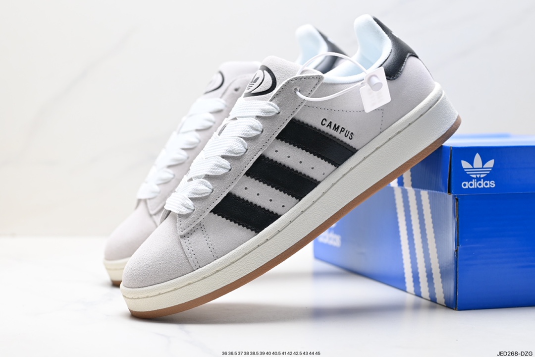 150 阿迪达斯Adidas Originals Campus 00s 学院系列 面包风经典复古低帮百搭休闲运动板鞋 GY0038