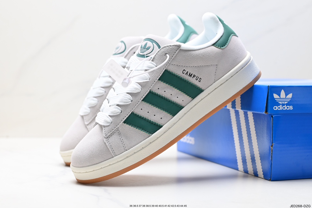 150 阿迪达斯Adidas Originals Campus 00s 学院系列 面包风经典复古低帮百搭休闲运动板鞋 GY0038