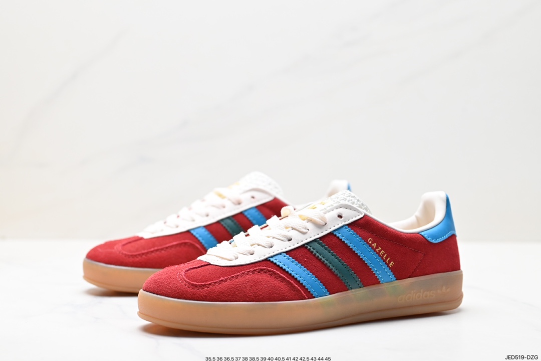 adidas Originals Gazelle INdoor clover casual non-slip wear-resistant low-top sneakers IG4996