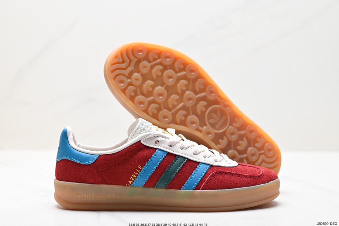 adidas Originals Gazelle INdoor clover casual non-slip wear-resistant low-top sneakers IG4996