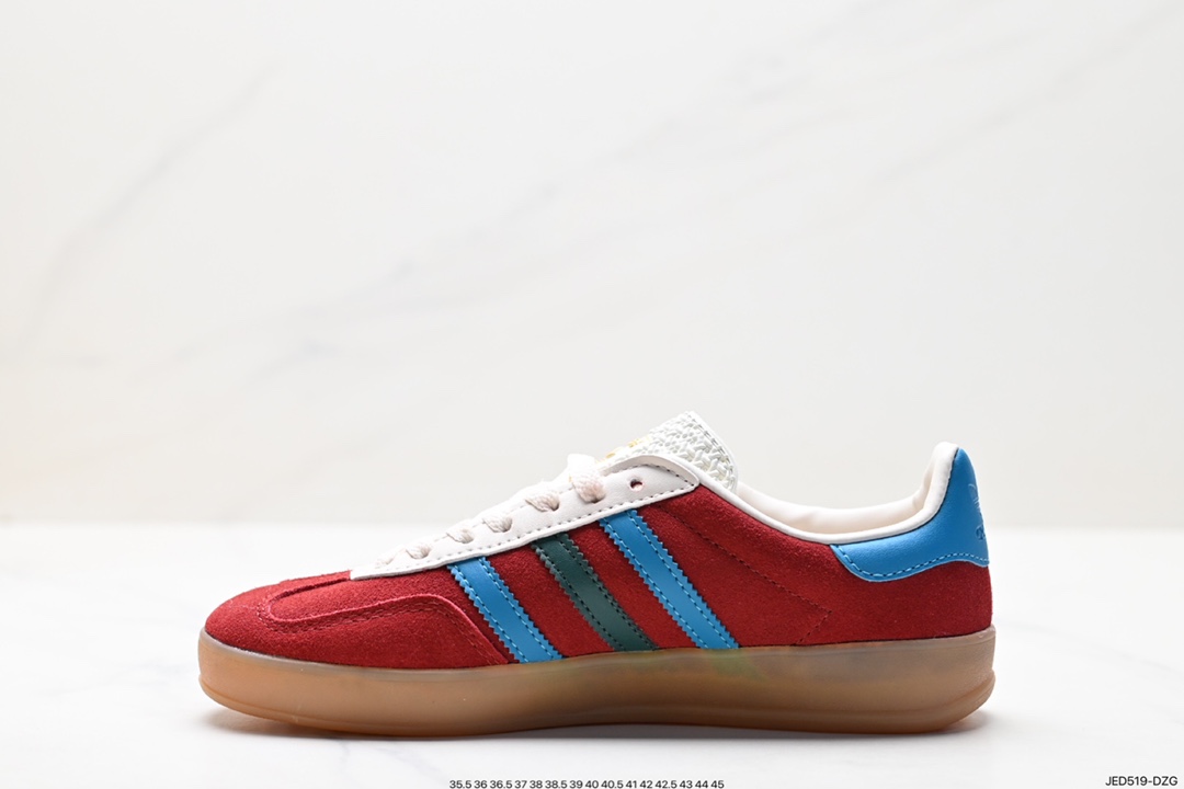 adidas Originals Gazelle INdoor clover casual non-slip wear-resistant low-top sneakers IG4996