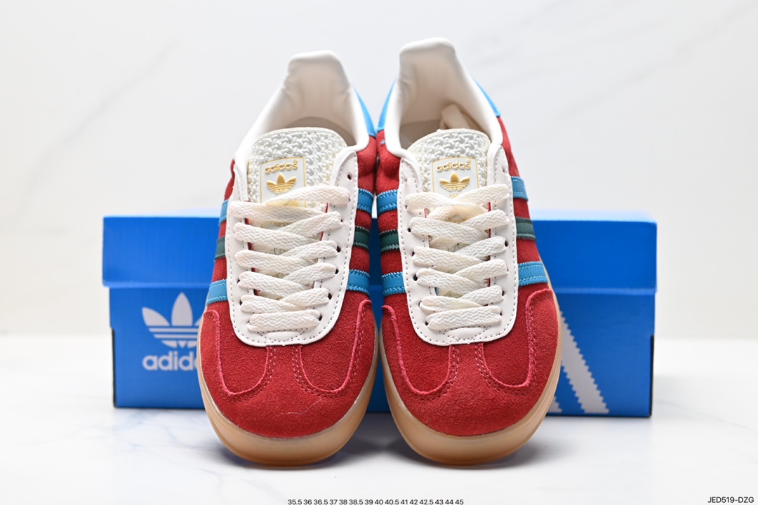 adidas Originals Gazelle INdoor clover casual non-slip wear-resistant low-top sneakers IG4996