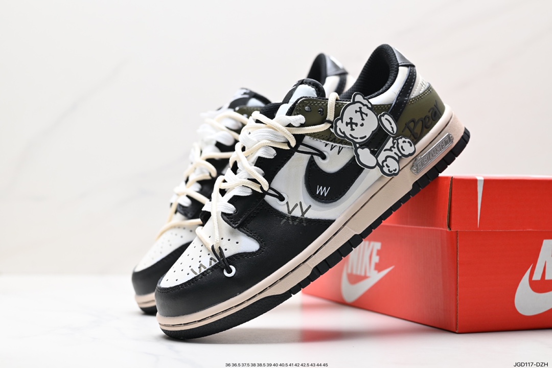 Nike SB Dunk Low ”Milk White/Pink/Smile” Dunk series low-top casual sports skateboard shoes DD1391-100