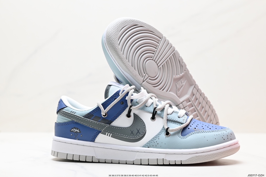 Nike SB Dunk Low ”Milk White/Pink/Smile” Dunk series low-top casual sports skateboard shoes DD1391-100