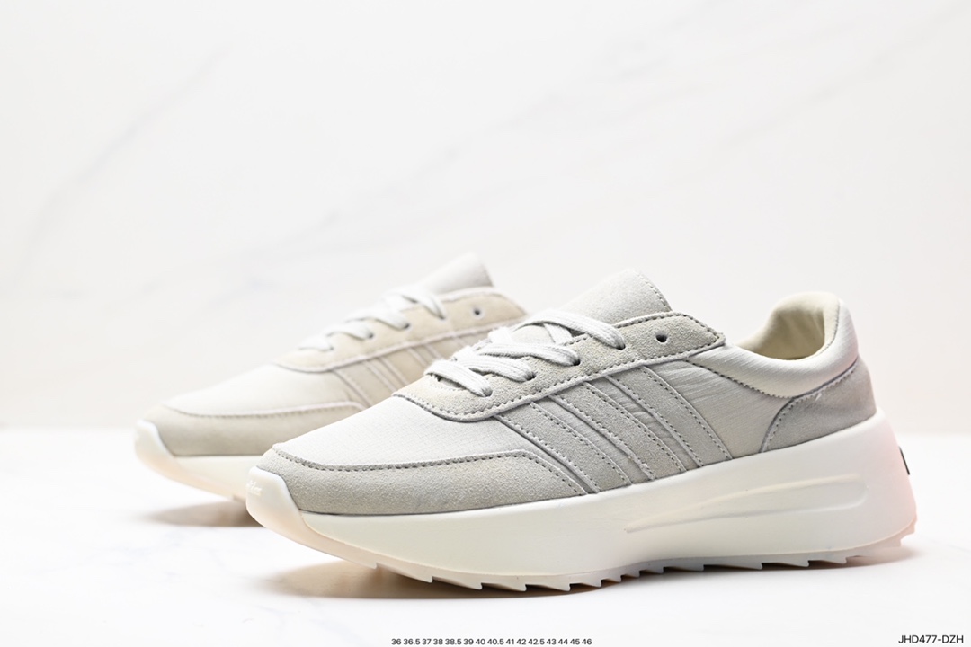 190 FEAR OF GOD x Adidas Originala联名厚底增高面包板鞋 IF1758