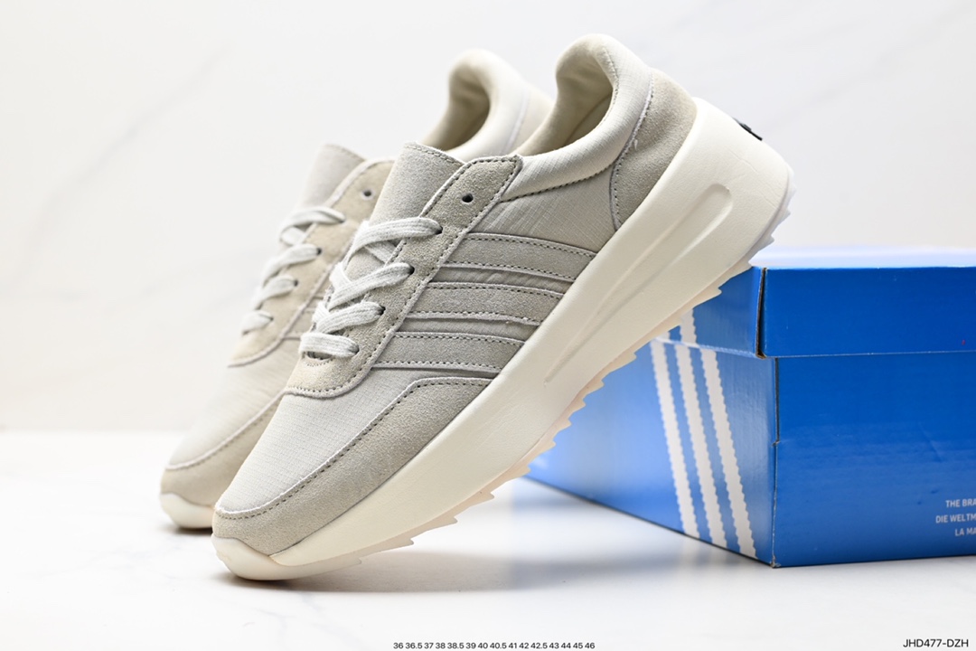 190 FEAR OF GOD x Adidas Originala联名厚底增高面包板鞋 IF1758