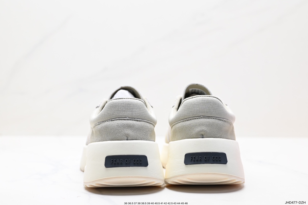 190 FEAR OF GOD x Adidas Originala联名厚底增高面包板鞋 IF1758