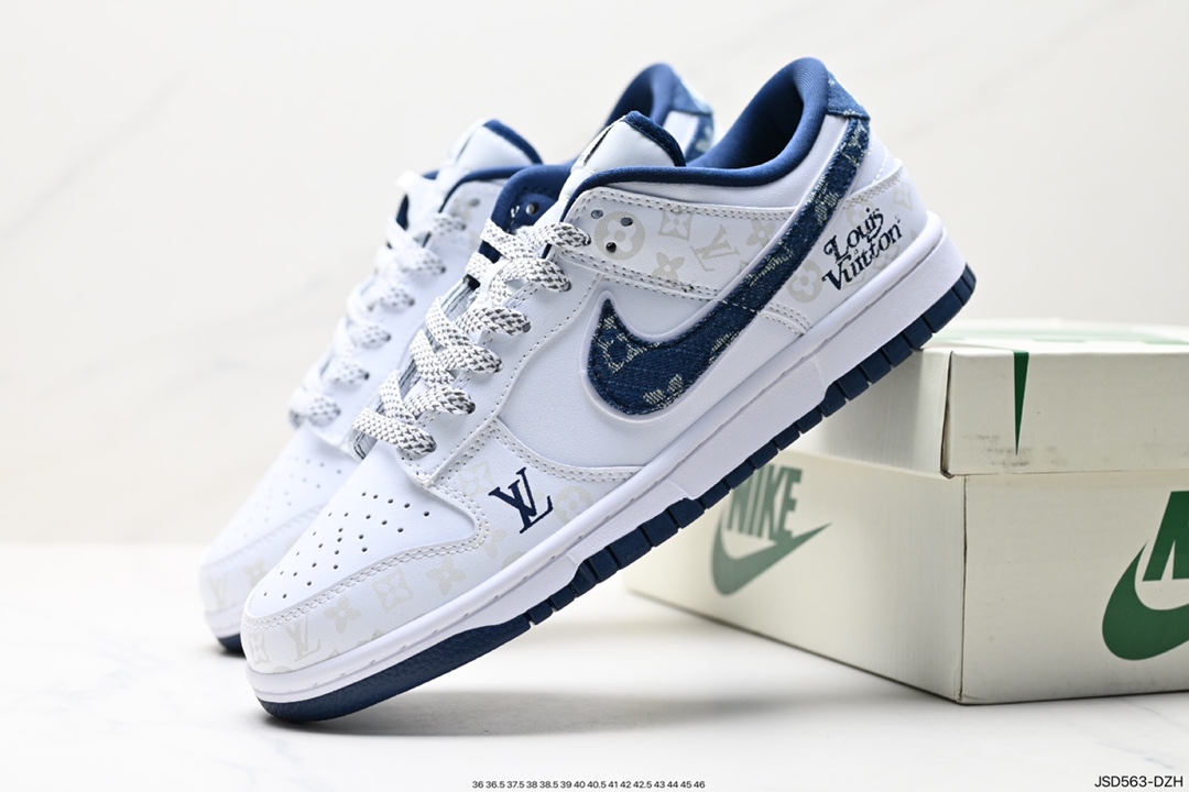 200 耐克NK Dunk Low Retro ”DIY高端定制“ 低帮休闲运动板鞋 DD1391-122