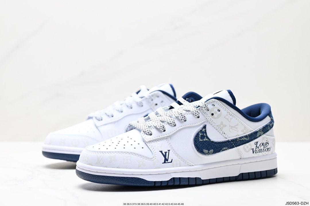 200 耐克NK Dunk Low Retro ”DIY高端定制“ 低帮休闲运动板鞋 DD1391-122