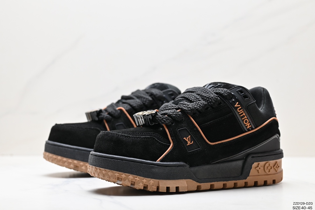 250 Louis Vuitton Trainer Maxi Low Sneaker 面包版篮球板鞋