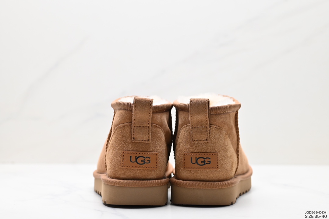 180 纯原 UGG 6109 周冬雨Mini短靴秋冬羊皮毛一体雪地靴