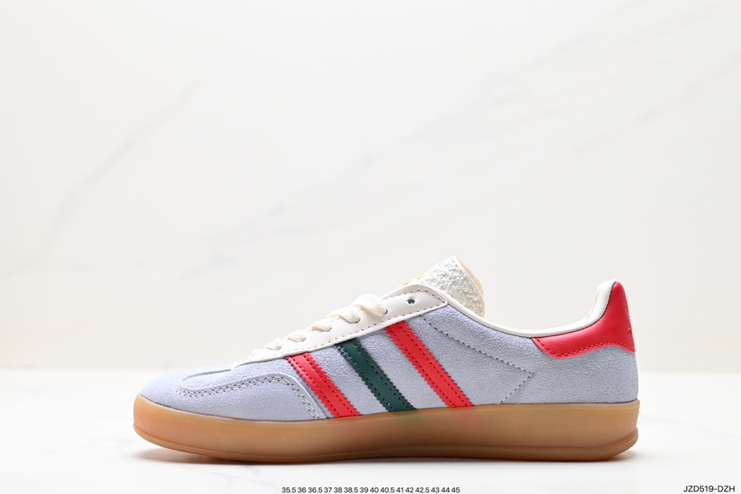 140 阿迪达斯Adidas originals Gazelle Indoor "浅紫白" 这款阿迪达斯运动鞋是 IG4994