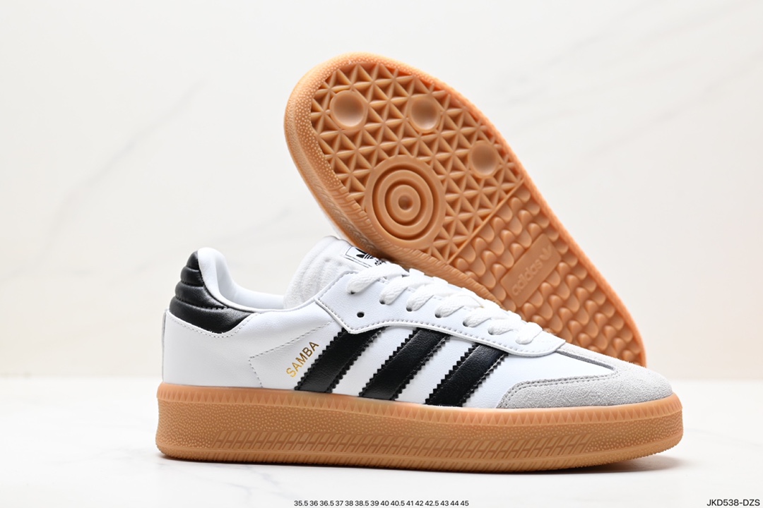 160 阿迪达斯三叶草Adidas Originals SambaX XLG桑巴舞板鞋 IE1377