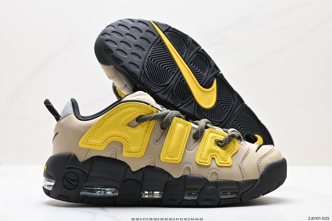 240 耐克Nike WMNS Air More Uptempo GS”Barely Green0“皮蓬初篮球鞋