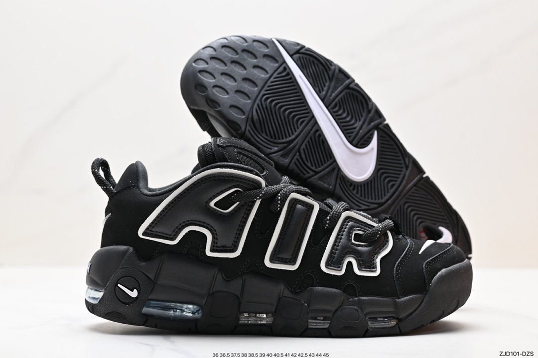 240 耐克Nike WMNS Air More Uptempo GS”Barely Green0“皮蓬初篮球鞋