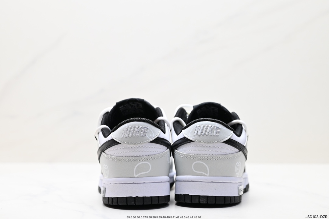 200 Nike SB Dunk Low 黑红泼墨 反转三勾 解构抽绳鞋带 DJ6188-002