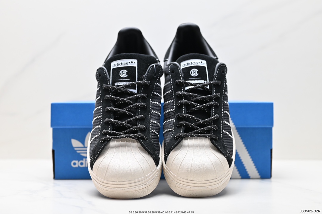 200 阿迪达斯Adidas三叶草 PNS Superstar 贝壳头系列低帮经典百搭休闲运动板鞋 IE8879