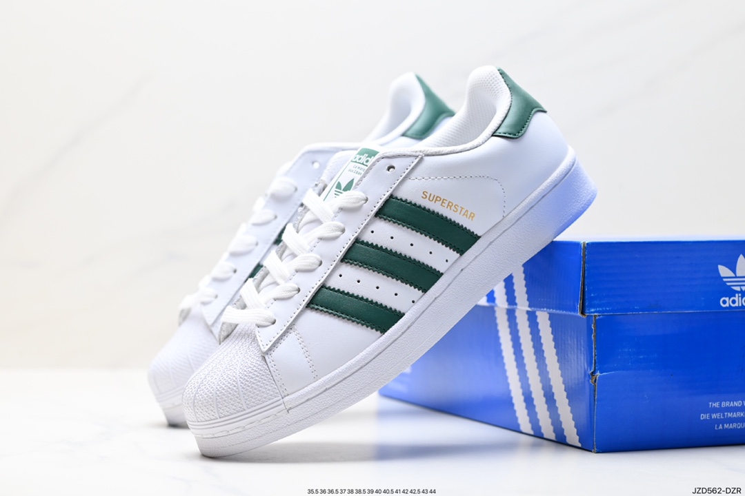 140 阿迪达斯Adidas三叶草 Originals Superstar Pride RM贝壳头板鞋 GX8413