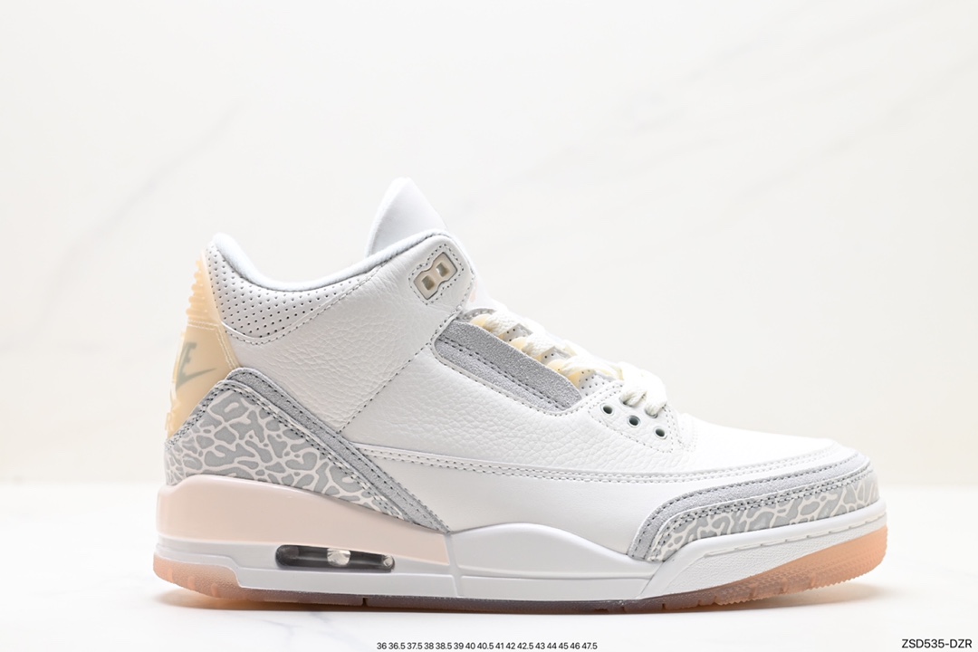 320 Air Jordan 3 Retro ”Hide and Sneak“ 白灰棕 FJ9479-100