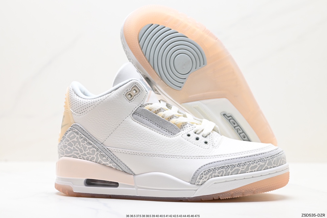 320 Air Jordan 3 Retro ”Hide and Sneak“ 白灰棕 FJ9479-100