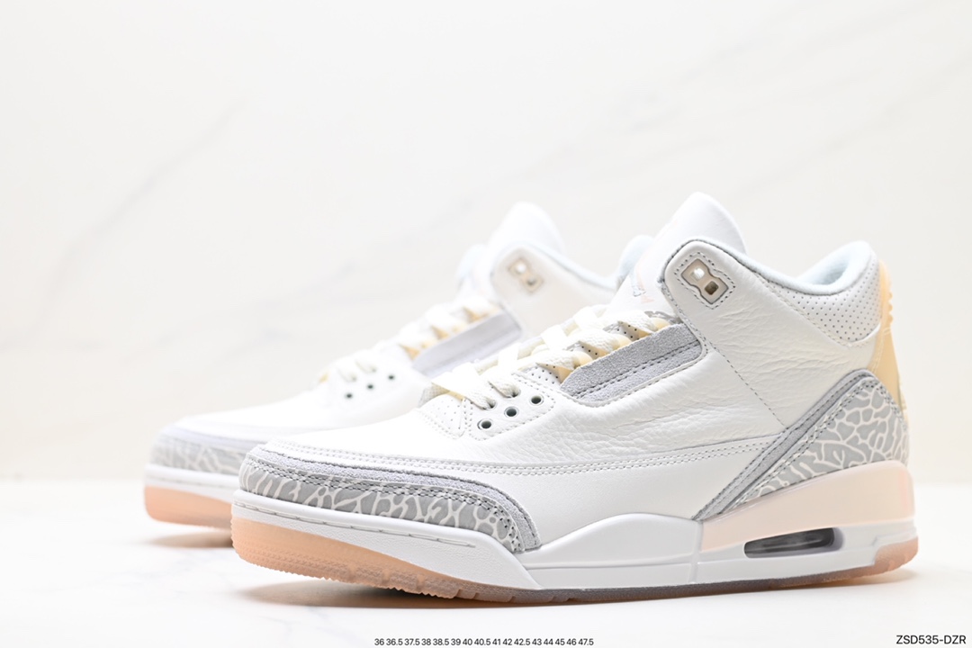 320 Air Jordan 3 Retro ”Hide and Sneak“ 白灰棕 FJ9479-100