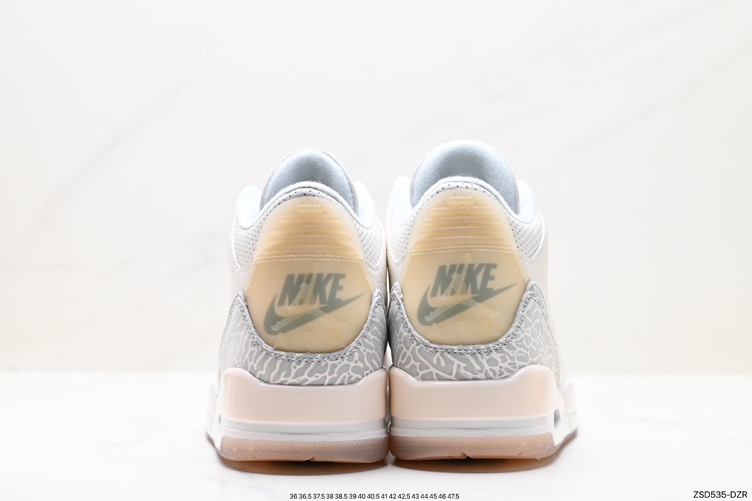 320 Air Jordan 3 Retro ”Hide and Sneak“ 白灰棕 FJ9479-100