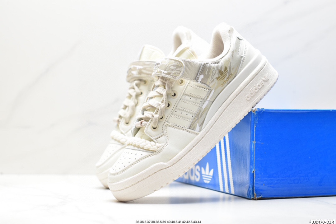 130 阿迪达斯 Adidas Forum 84 Low OG “Bright Blue” 白蓝 GX8866