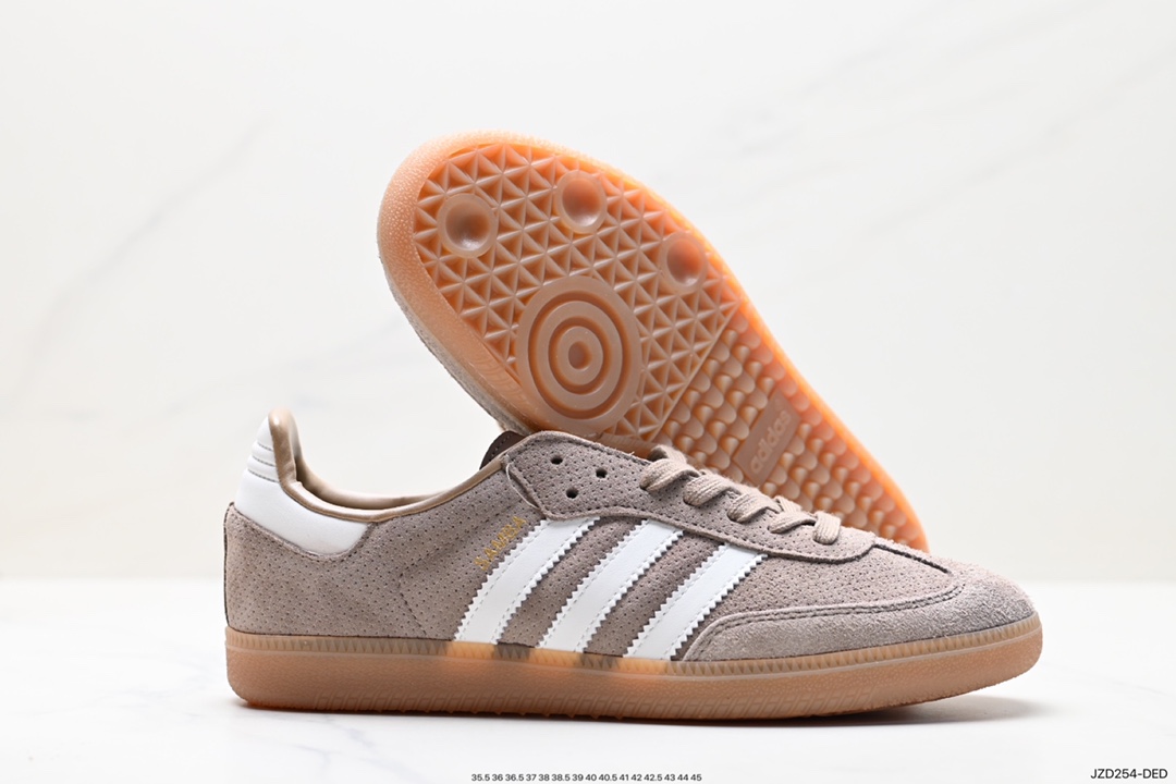 140 阿迪达斯三叶草Adidas Originals Samba Vegan OG”SPD“桑巴舞板鞋 HP7903