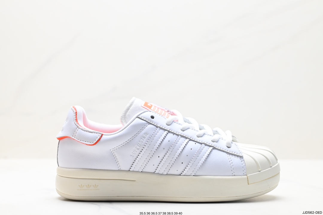 130 阿迪达斯Adidas三叶草 Originals Superstar Ayoon W贝壳头板鞋 GX8413